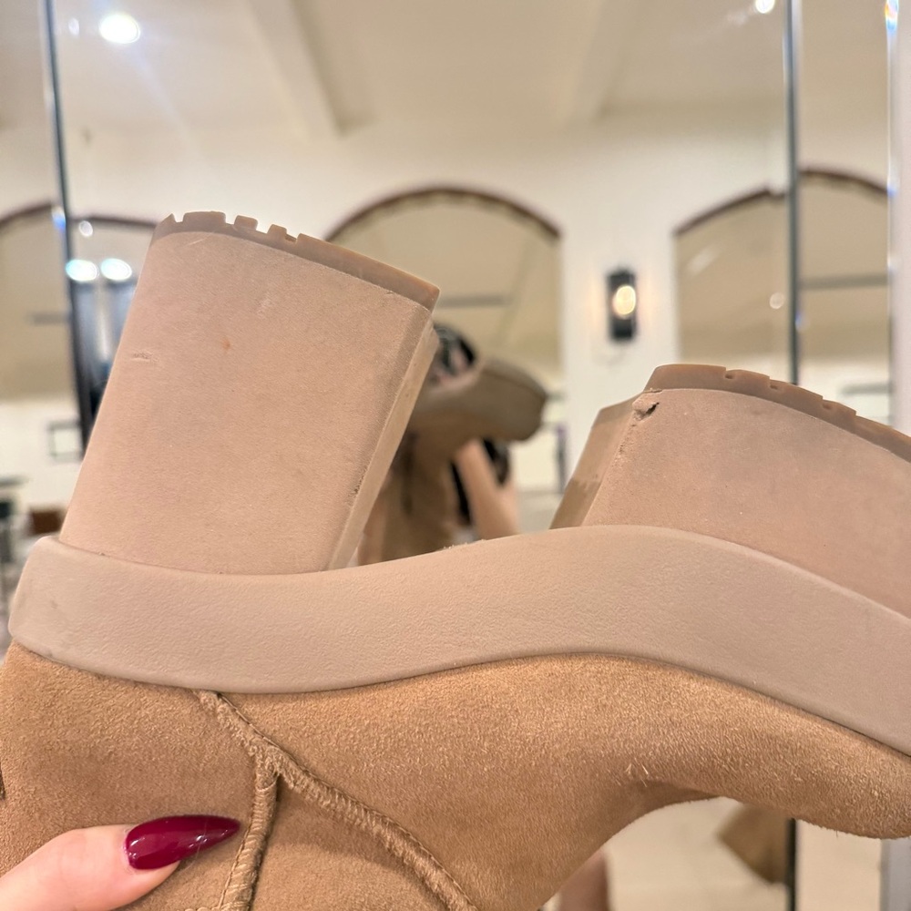 UGG Chestnut Tall Suede Over-the-Knee Boots - Picture 5 of 8